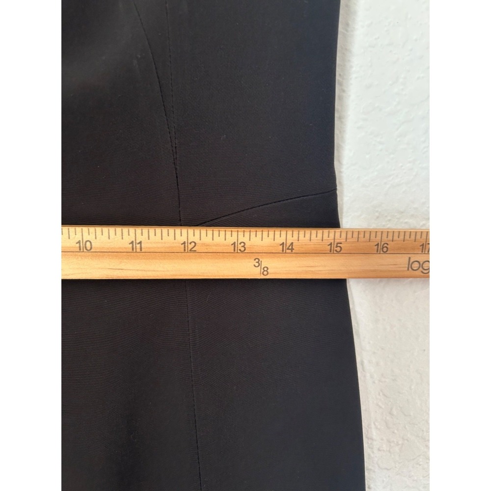 Ann Taylor Sheath Dress Womens SZ 4 Black Sleeveless Professional Career Office - Picture 10 of 12